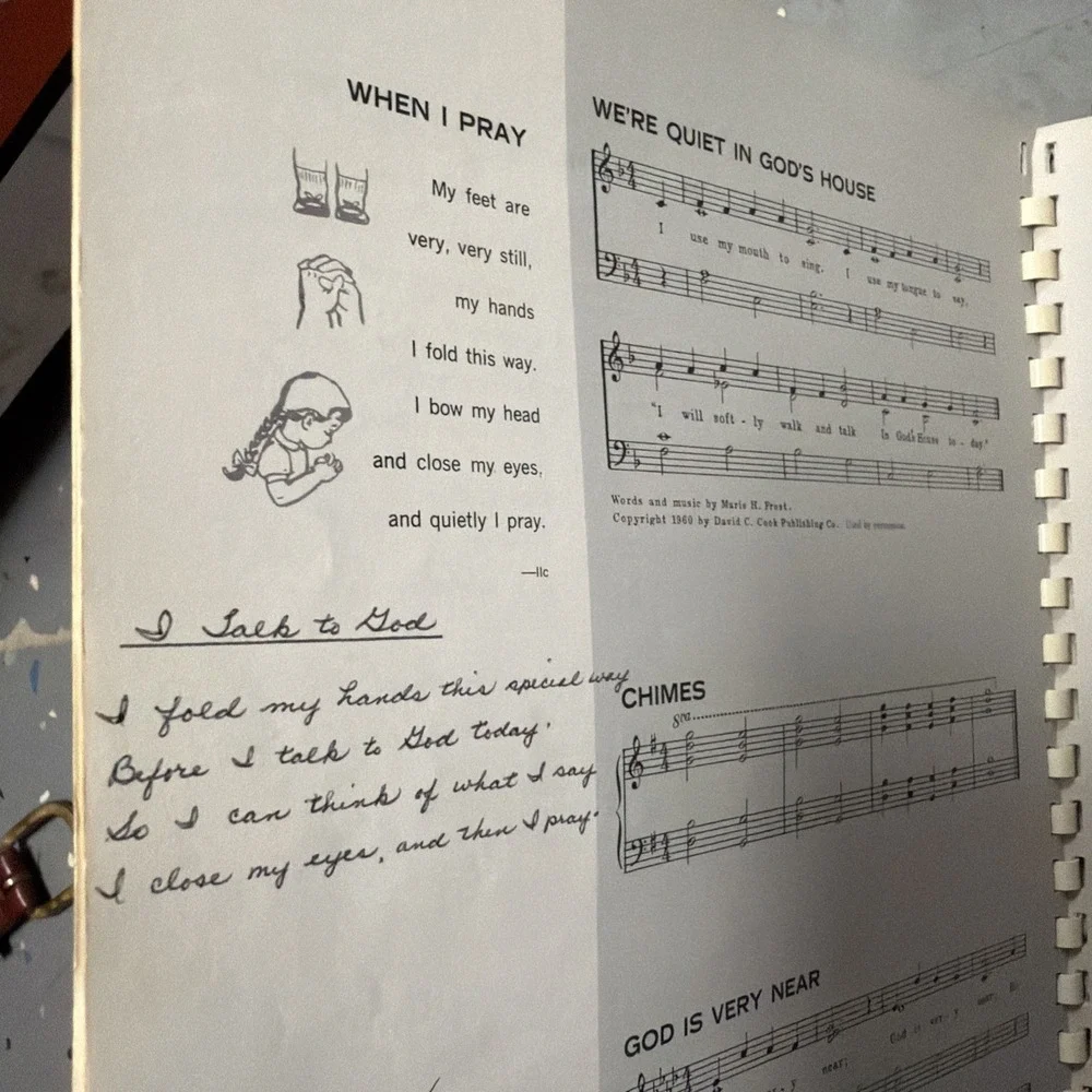 1962 Little Ones‎ Sing Preschool Praise Music Sunday School Classics SongBook